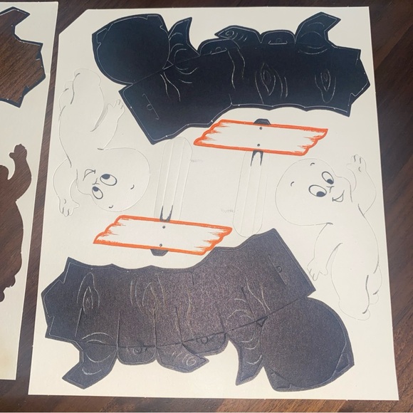 Hallmark Casper the friendly ghost nut cups.  6 unused in original 1960s pack! - Picture 5 of 7